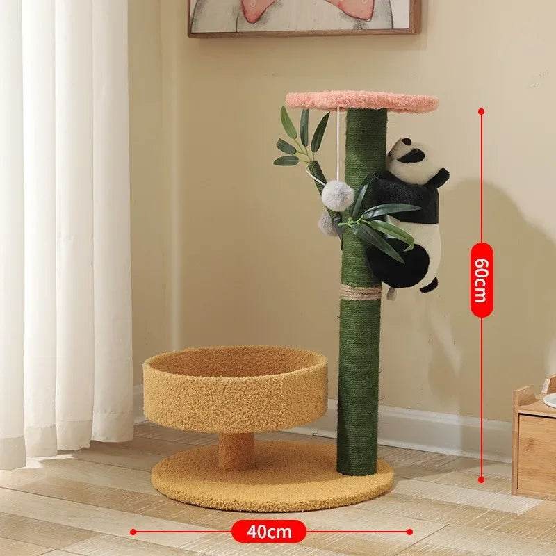 Arbre à chat design panda original ludique et décoratif - Mon Arbre à Chat