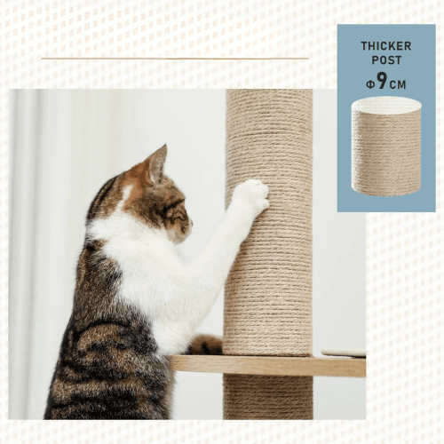 Arbre à chat design naturel élégant - Mon Arbre à Chat