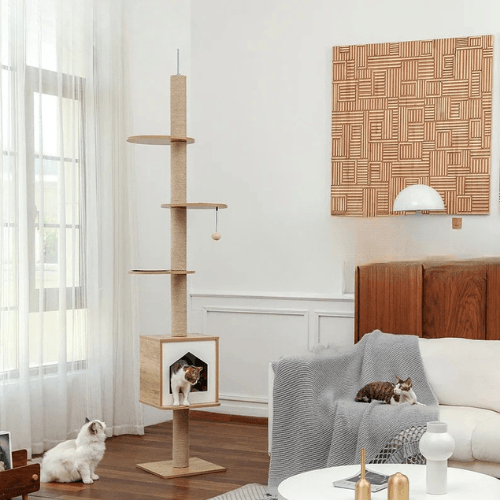 Arbre à chat design naturel élégant - Mon Arbre à Chat