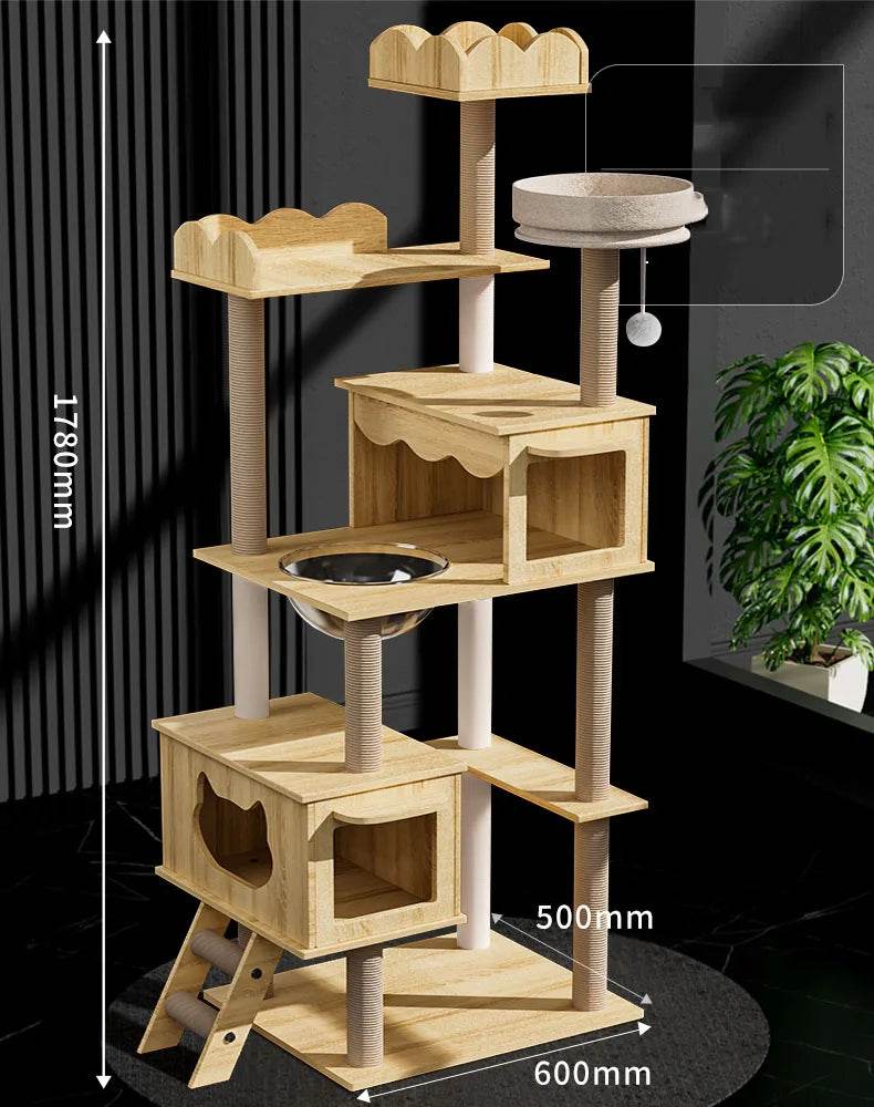 Arbre à chat design luxe pour intérieur moderne - Mon Arbre à Chat