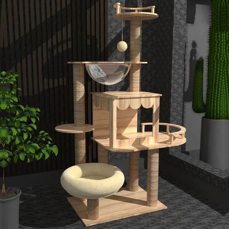 Arbre à chat design luxe pour intérieur moderne - Mon Arbre à Chat