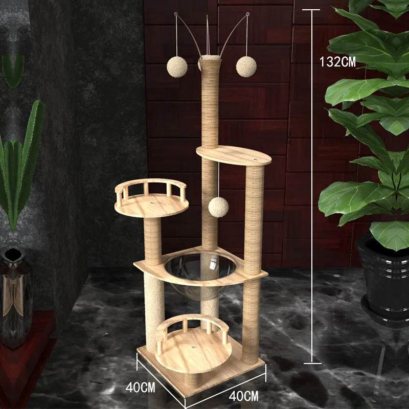 Arbre à chat design luxe pour intérieur moderne - Mon Arbre à Chat