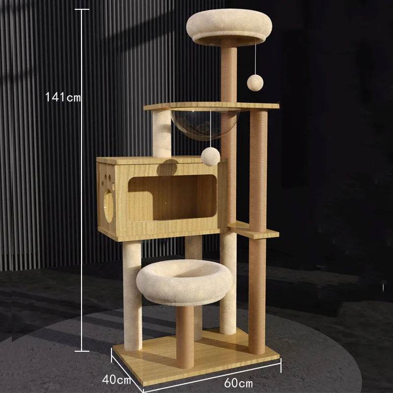 Arbre à chat design luxe pour intérieur moderne - Mon Arbre à Chat