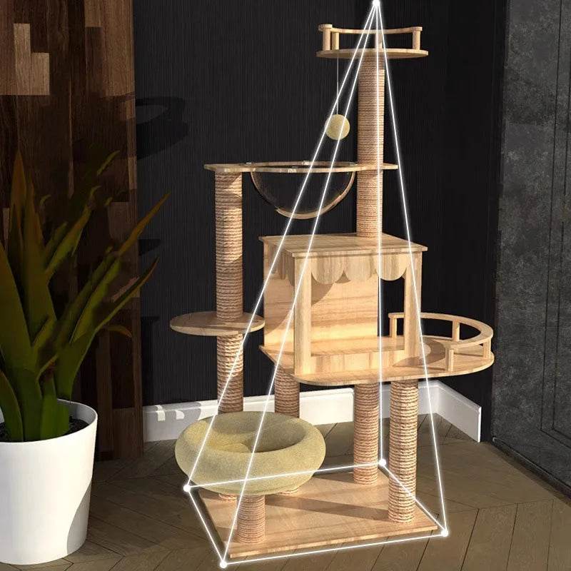 Arbre à chat design luxe pour intérieur moderne - Mon Arbre à Chat