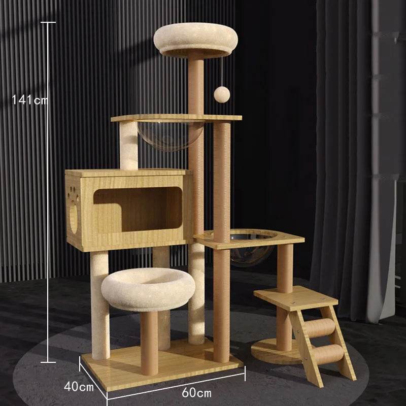 Arbre à chat design luxe pour intérieur moderne - Mon Arbre à Chat