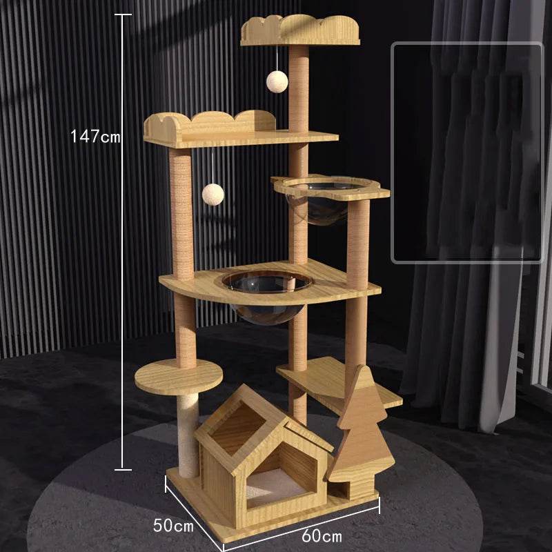 Arbre à chat design luxe pour intérieur moderne - Mon Arbre à Chat